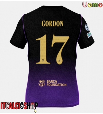 Barcelona Anthony Gordon #17 Seconda Maglia 2026-27 Manica Corta Barcelona Anthony Gordon #17 Seconda Maglia 2026-27 Manica Corta